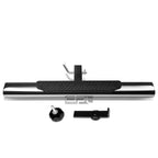Oval 35"x 4" Chrome Steel Trailer Towing Hitch Step Bar for Receiver