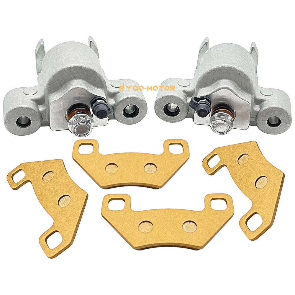 Front Left Right Brake Calipers W/Pads for Arctic Cat (1502-731, 1502-730)