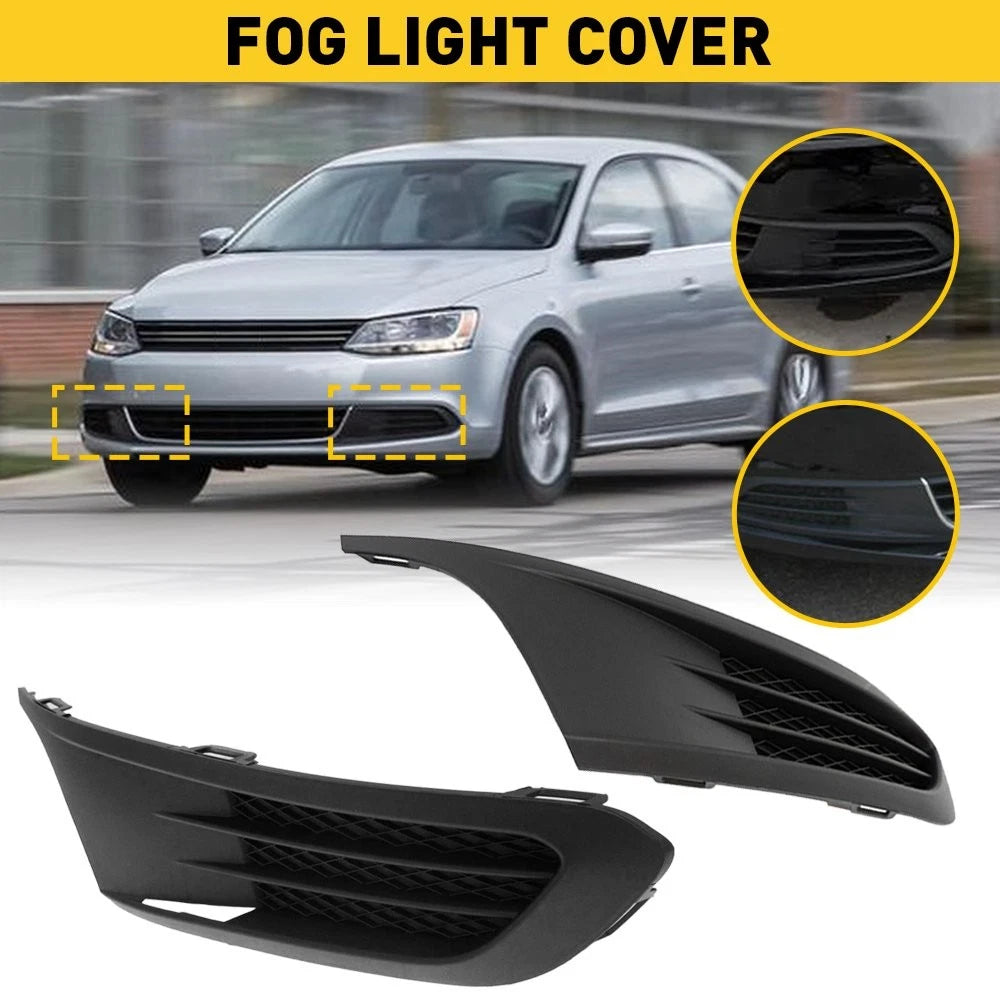 Fog Light Lamp Hole Cover Trim LH RH Pair for Volkswagen Jetta (2011–2014)