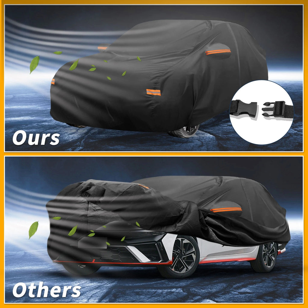 Car Cover Waterproof All Weather for Hyundai Elantra (2017–2023) 190T-PU Zipper