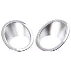 2X Front Fog Light Lamp Cover Trim for Honda CR-V (2007–2009) Chrome
