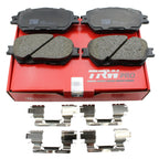 TRW Pro Front Ceramic Brake Pads with Clips for Lexus GS300 IS250 (1998–2019)