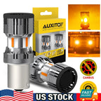 2X AUXITO BAU15S 7507 LED Turn Signal Light Bulbs for Canbus (Error Free)