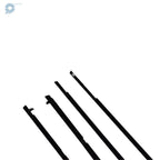 Set of 4 Chrome Outside Window Moulding Weatherstrip Trim for Accord (2003–2007)