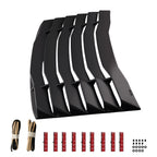Rear Windshield Louver for Camaro (2016–2024) Matte Black Plastic Cover