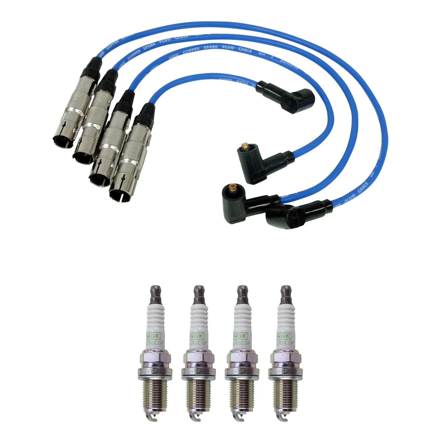 NGK 7mm Wire Set for Volkswagen Beetle Golf GLS GL 2.0L L4 (1998–2005)