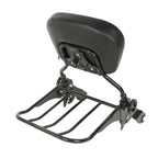 Detachable Backrest Sissy Bar & Luggage Rack for Harley Touring (2009-2025)