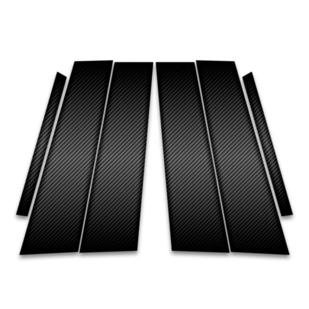 6pc Carbon Fiber Pillar Post Covers for 2014-2019 Mercedes-Benz GLA Class