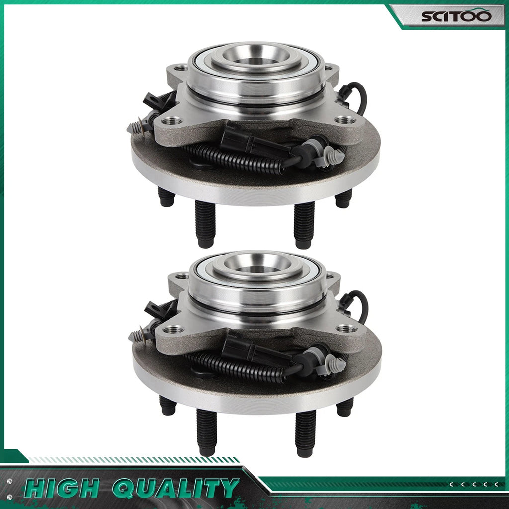 2X Front Wheel Bearing Hub Assembly for Ford Expedition F-150 (2011–2014) 6 Bolts