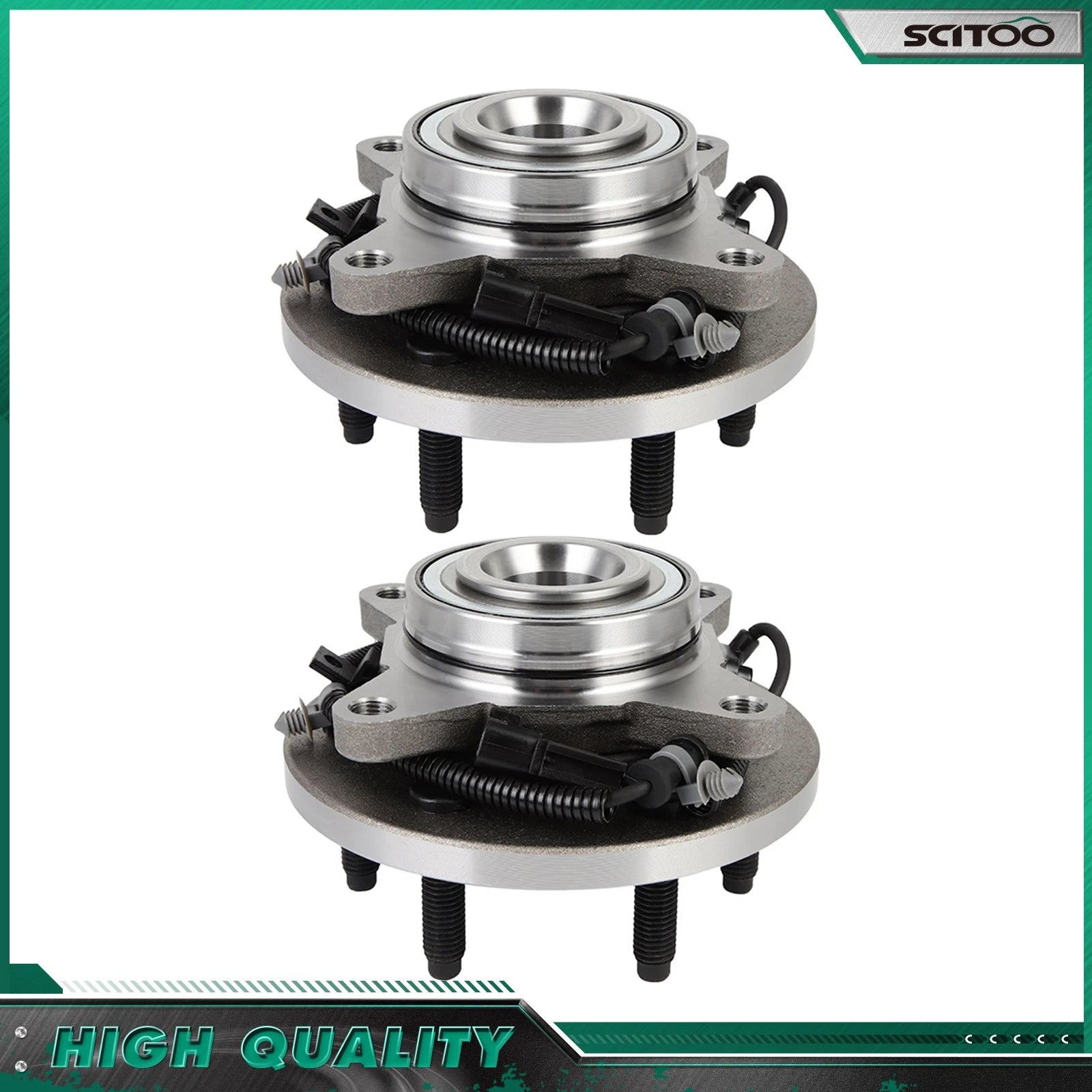 2X Front Wheel Bearing Hub Assembly for Ford Expedition F-150 (2011–2014) 6 Bolts