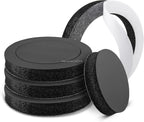 Set of 4 Car Door Speaker Foam Rings for Universal Fit (6.5")