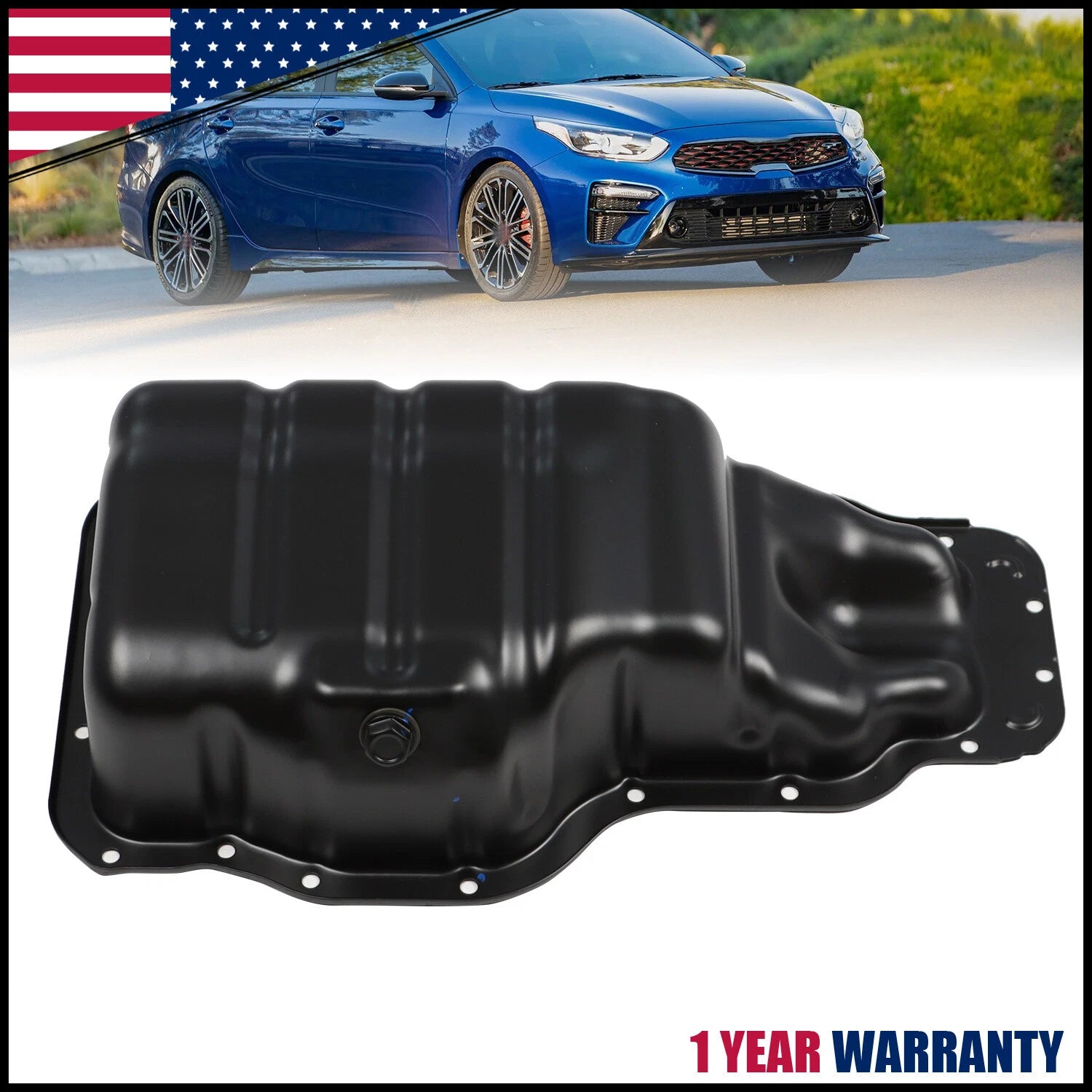 Engine Oil Pan for Hyundai Elantra Tucson Kia Soul (2015–2020) 264276 215102E023