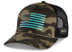 Camo Mesh Ponytail Cap for Peterbilt Trucks (Fits All Models)