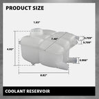 Coolant Reservoir Overflow Tank for Ford Focus, Escape, C-Max, Transit Connect