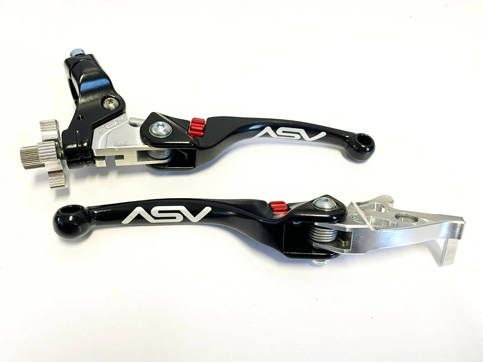 Pair of ASV F4 Front Brake Clutch Perch Levers for Kawasaki KFX 400 700 (2003–2009)
