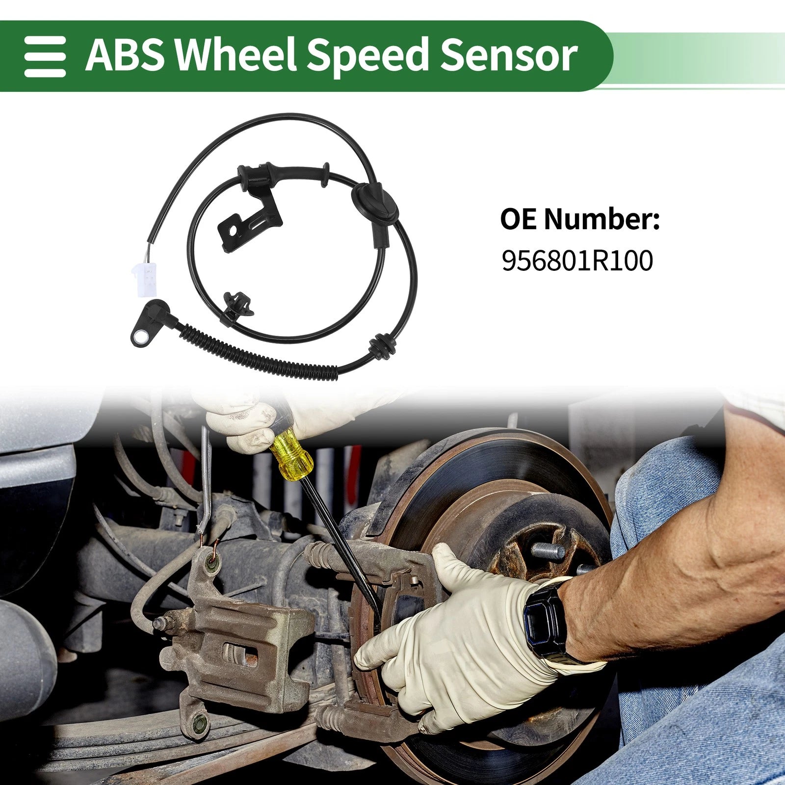 ABS Wheel Speed Sensor No. 956801R100 for Hyundai Accent (2013–2017)