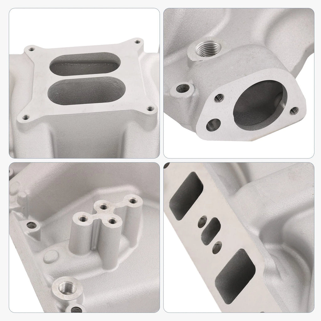 Aluminum Dual Plane Intake Manifold for Ford Small Block Windsor 351W (1969–1996)