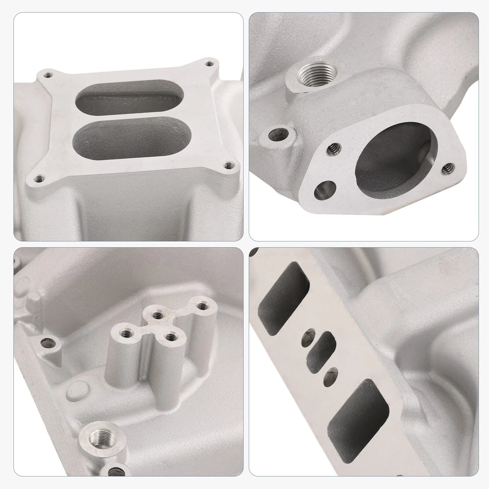 Aluminum Dual Plane Intake Manifold for Ford Small Block Windsor 351W (1969–1996)