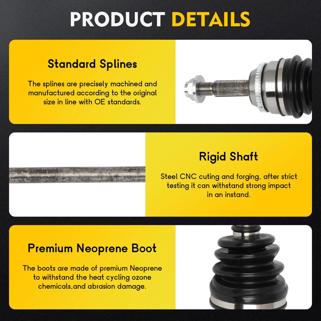 CV Axle Shaft Assembly for Toyota Corolla, Matrix (2003–2008)