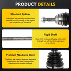 CV Axle Shaft Assembly for Toyota Corolla, Matrix (2003–2008)