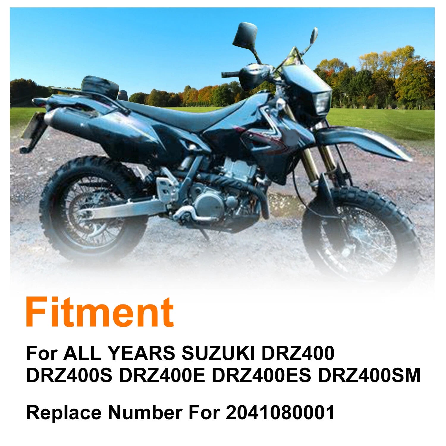 Plastic Kit Body Work Fender for Suzuki DRZ400 DRZ400E DRZ400ES (2000–2023)