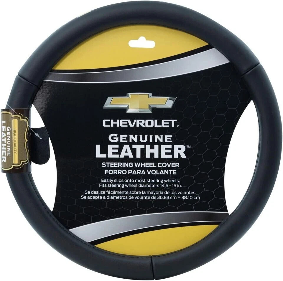 Genuine Leather Steering Wheel Cover for Chevrolet