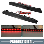 2X Smoked LED Rear Bumper Reflector Tail Light for Mazda 3 (2005–2009)