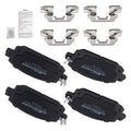 Set of 4 Front Ceramic Brake Pads for Nissan Kicks (2021–2024), Sentra (2020–2024)