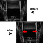 Forged Red Console Panel Trim for Infiniti Q50 Q60 (2014-2019)