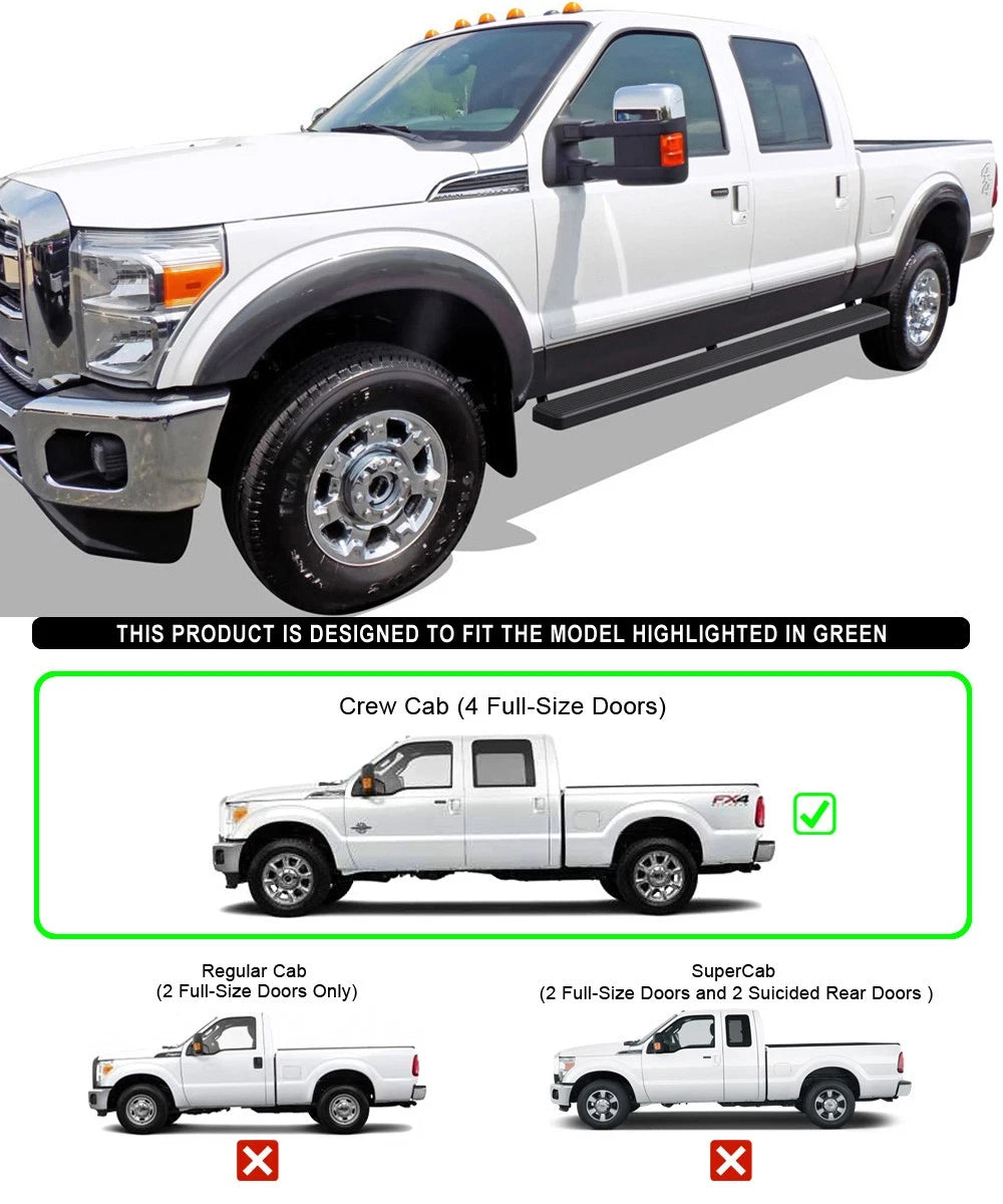5" Running Boards for Ford F250/F350 Crew Cab (1999-2016)