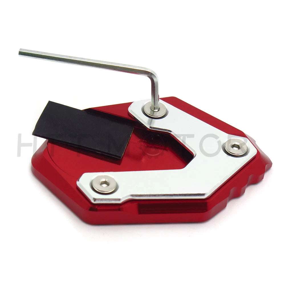 Kickstand Extension Pad for BMW R1200GS LC ADV (2013–2018) RED