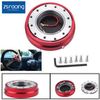 6 Hole Steering Wheel Quick Release Hub Racing Adapter for Universal