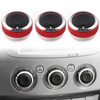 3 x ABS Air Conditioner Switch Knobs for Ford Focus Mondeo C-Max (2005-2018)