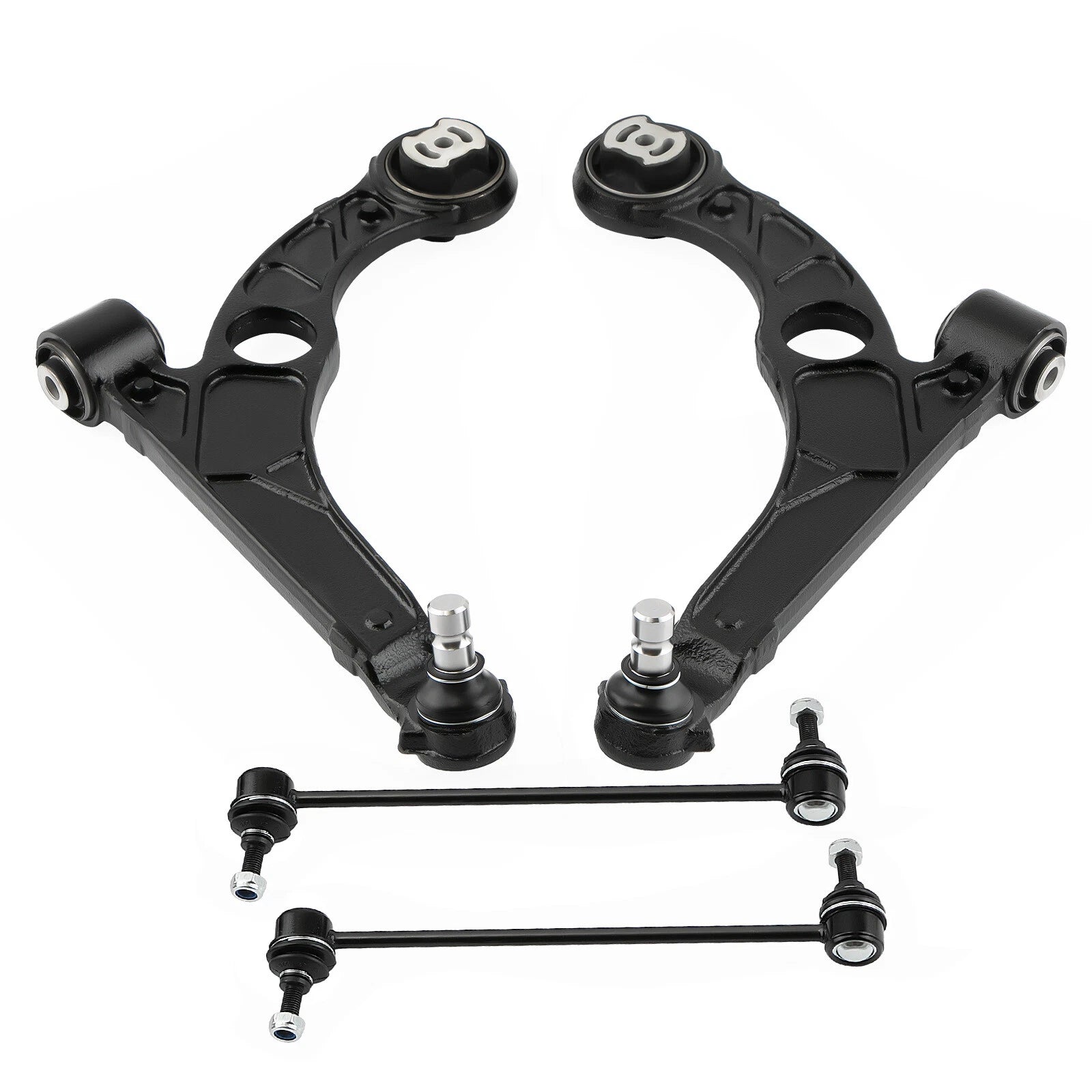 Set of 4 Front Lower Control Arm Stabilizer Sway Bar Links for Dodge Dart (2013–2016)