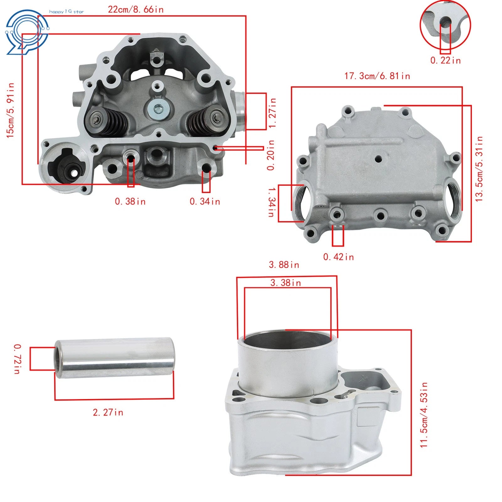 Engine Rebuild Kit for Honda TRX500 (2012–2019)