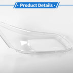 1 Pcs Headlight Lens Cover for Honda Accord (2013–2016) PC Clear
