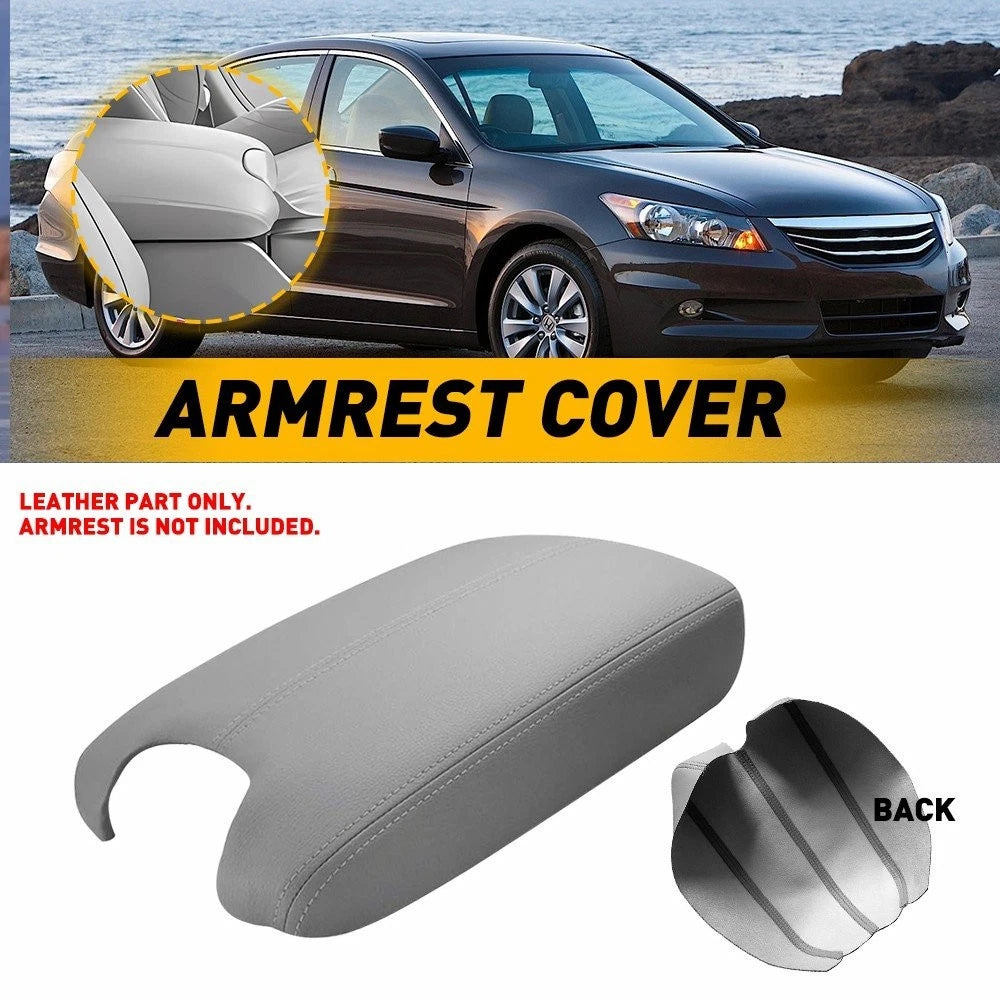 Center Console Lid Armrest Cover Trim for Honda Accord (2008–2012) Gray V