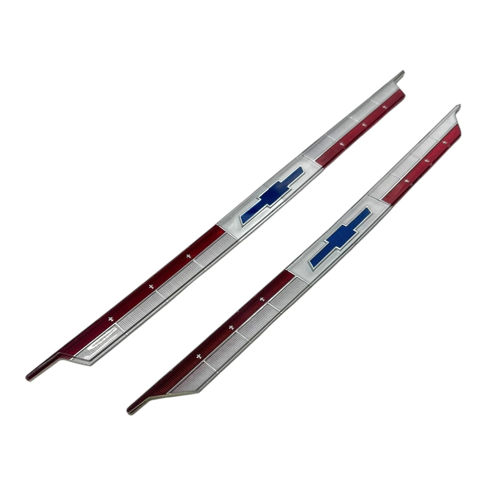Emblem Inserts Replacement for 1963 Chevy Impala Bel Air Front Hood Rear Trunk