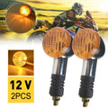 Turn Signal Lights for Honda Shadow VLX 600 VT1100 VT750 (Chrome, LED)