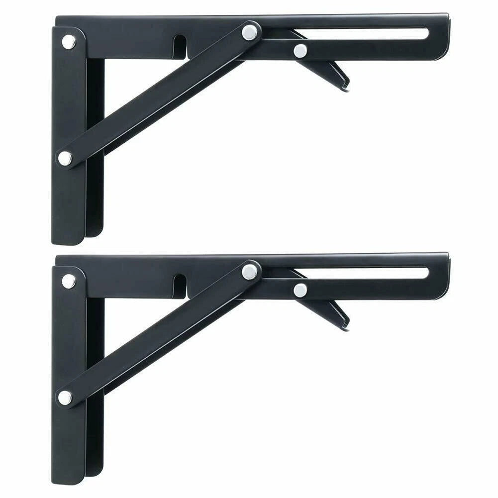 Set of 2 Folding Brackets for Camper Van Motor Home Caravan Accessories