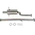 Oval 3.5" Tip Muffler Exhaust System for Subaru Impreza WRX/STI (2002–2007)