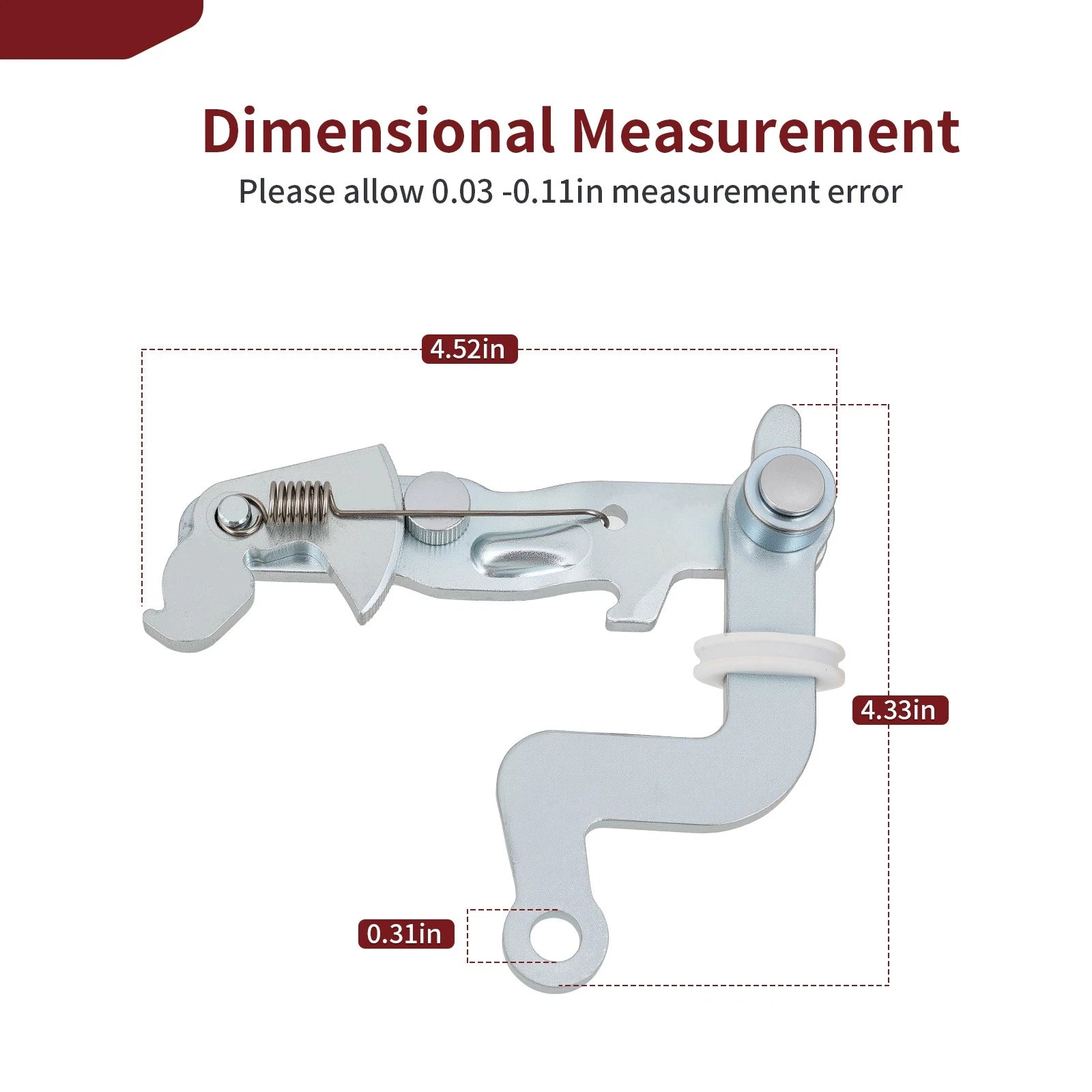 Left Brake Lever Bracket for Kawasaki Mule (2001–2024) 13236-1356