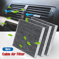3Pcs Cabin Air Filter for Acura CSX (2007–2011) CF10134 CF10062