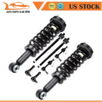 Front Strut Assemblies Tie Rod Sway Bar Kit for Ford F-150 2WD (2004–2005)