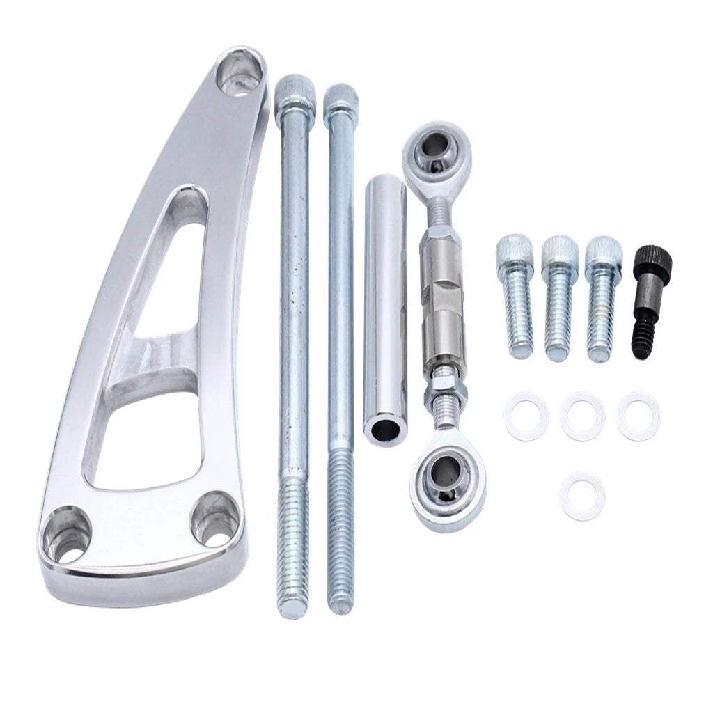 Polished Aluminum Alternator Bracket Kit for Big Block Chevy (1965–1995)