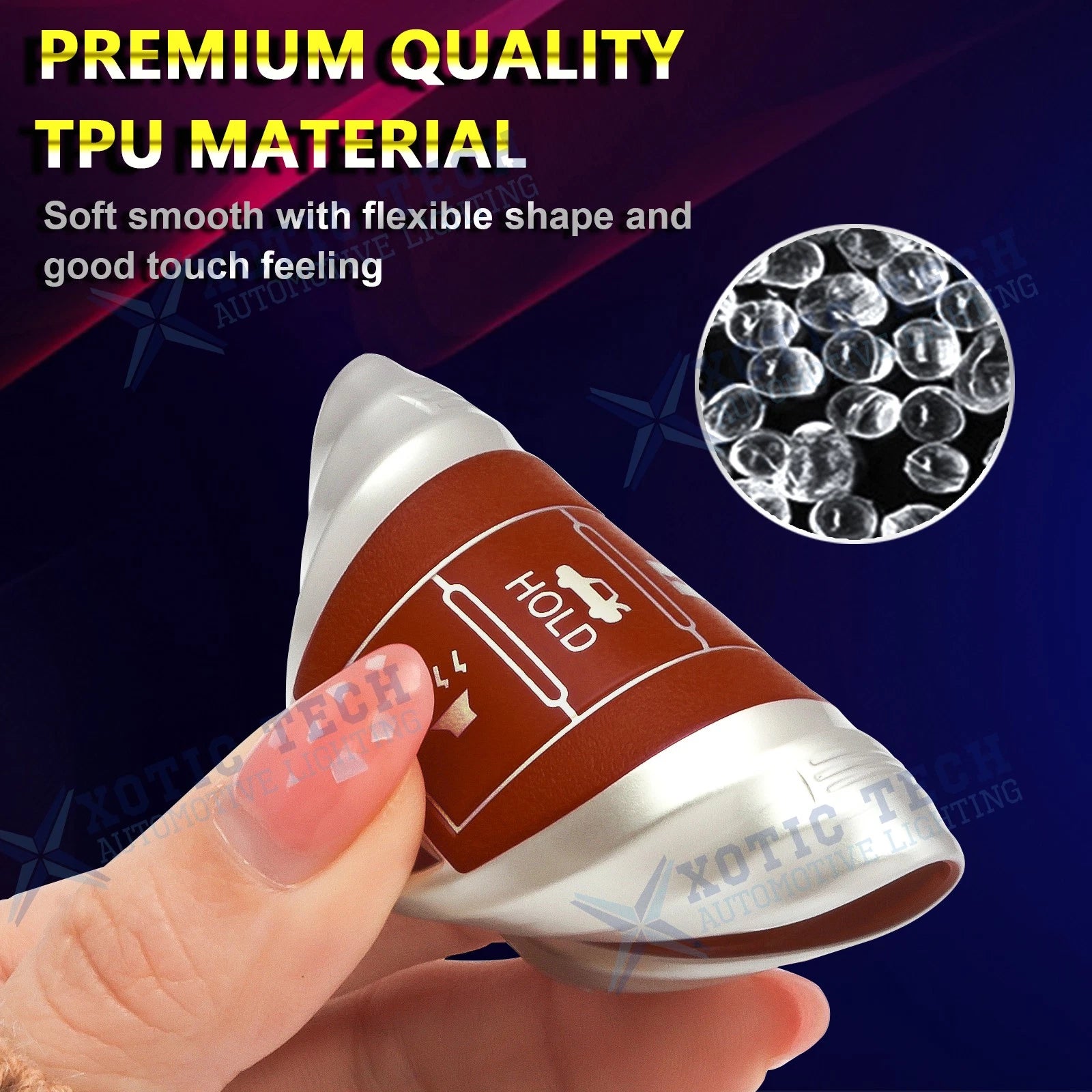 TPU Full Seal Remote Key Cover Holder Shell Case for Nissan (2019-2024)