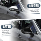 1 Pair Rearview Mirror Cover Caps Overlay Gloss Black for Lexus RX (2023)