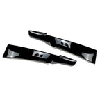 Front Bumper Lip Corner Splitters for BMW E90 E91 LCI M-Tech (2009–2013) Gloss Black