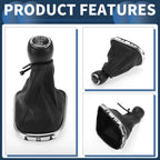 5 Speed Gear Shifter Knob & Cover for Chevrolet Cruze (2008-2015)