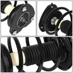 Front Struts with Coil Spring for Nissan Altima (2007–2013) - Black Powder-Coated